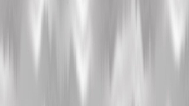 Elegant light gray white background. Vertical white bars animation. Digital minimum geometric BG. Metallic line technology. Premium luxury design template. Animated soft pattern