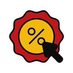 Click Colored Outline Style in Design Icon