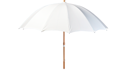 white umbrella isolated