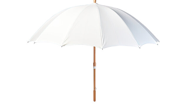 white umbrella isolated
