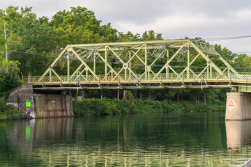 The Cayuga and Seneca Canal in Seneca Falls, New York State
