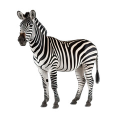 Fototapeta na wymiar Full of zebra isolated on white background