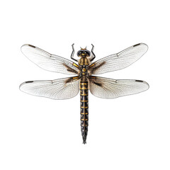 dragonfly isolated on white background