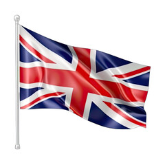 England national flag isolated on white