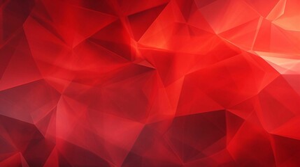 Ruby red geometric background, AI-generated.
