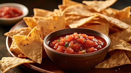 Texas classic Salsa wit chips