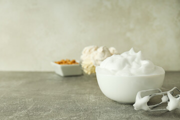 Aquafaba, concept of vegan food and cuisine