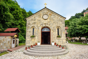 Sopot, Serbia - June 11, 2023: Monastery Tresije on Kosmaj mountain, Serbia.