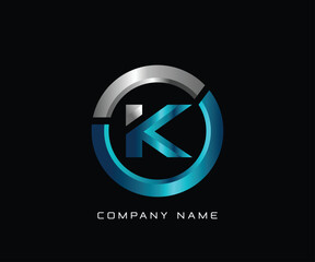 K Letter corporate Logo Design Vector Template