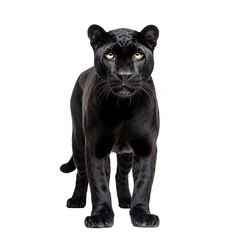 Panthera isolated on transparent background generative ai 