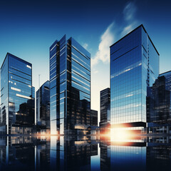 modern office building for holding or HQ