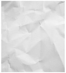 Obraz premium photo white crinkled paper texture