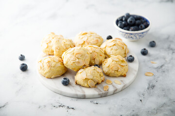 Homemade gluten free almond cookies