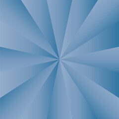Abstract blue background with sun ray. Vector illustration