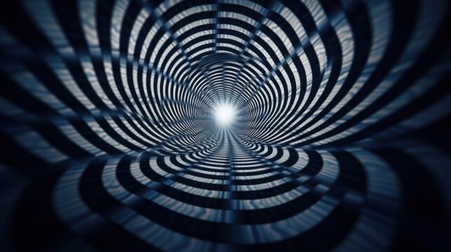 Mental health concept. Illusions of the mind inside a hypnosis session, an alternative technique for psychological assistance by a psychotherapist.