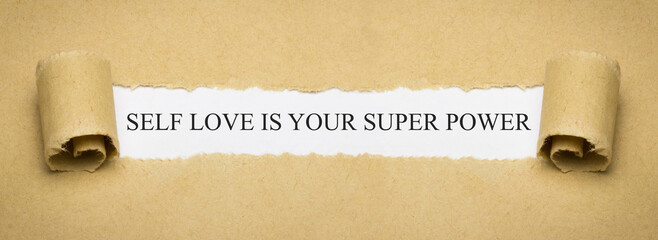 self love is your super power - obrazy, fototapety, plakaty