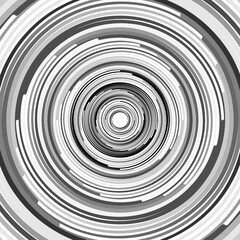 Gray concentric round speed lines. geometric art. Design element for logo, presentation template. Symbol. Abstract background. eps 10