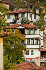 Bolu's beautiful district is a view of Goynuk and historical Ottoman houses.
