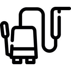 High Pressure Washer Icon