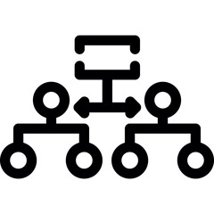 Labeled Hierarchy Icon