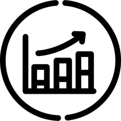 Increasing Circle Process Icon