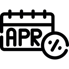 Annual Percentage Rate Icon