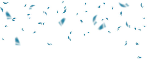 beautiful blue confetti background for celebration party Vector illustration