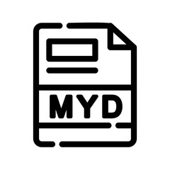MYD Icon - obrazy, fototapety, plakaty