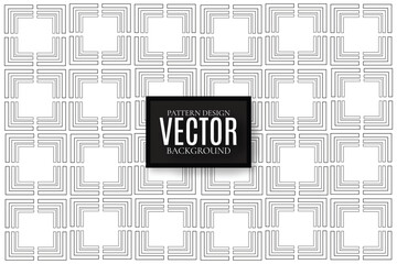 Abstract line art pattern background banner vector file