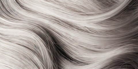 Elegant textured designs. Exploring modern abstract hair in white and grey tones. Artistic textile textures. Abstract for backdrops