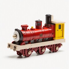Train Toy isolated on White Background