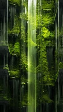 Award-Winning Algae Green Glass Facade with Parallel GPU's Inside