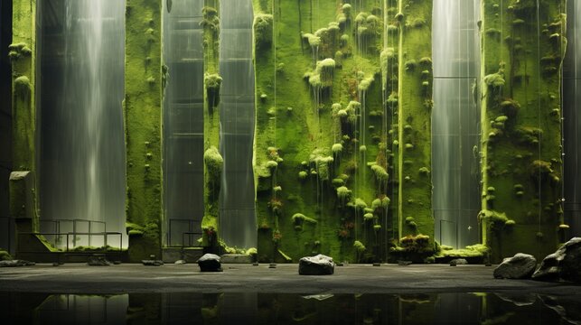 Award-Winning Algae Green Glass Facade with Parallel GPU's Inside