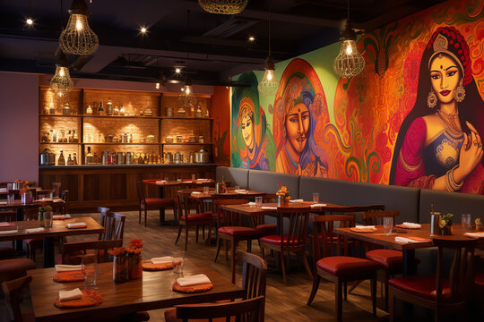 Indian Restaurant Interior