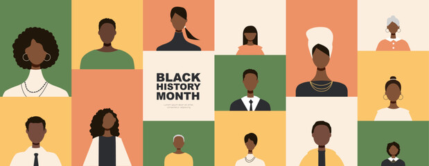 Black History Month banner.