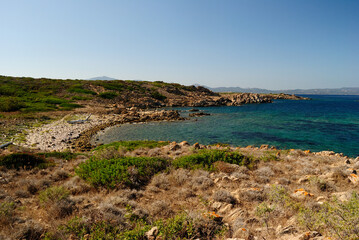 Obraz premium Veduta della costa di Golfo Aranci