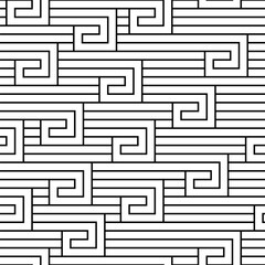 Seamless pattern of geometric shapes. Linear background template for wallpapers, covers, banners, screensavers and creative design