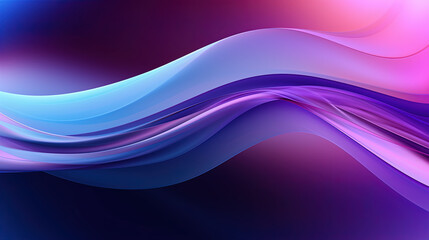 Wave style an abstract neon Light background. Bright purple violet pink lines glowing in ultraviolet light,geometric design modern sci-fi fantasy. Created with Ai
