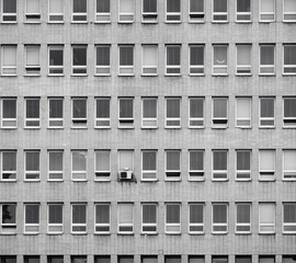 Smile on a window, BW version