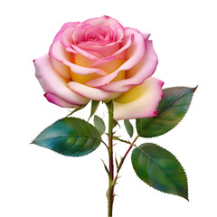 Obraz premium A beautiful, bright rose-colored painting. 
