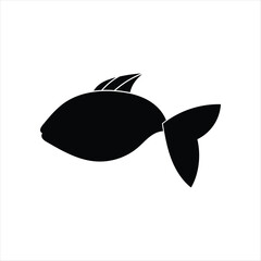 Black fish silhouette