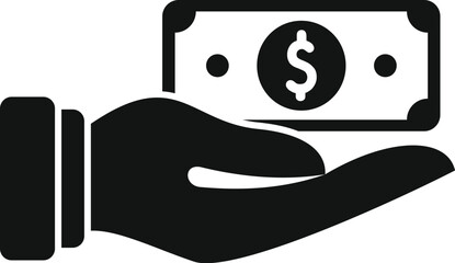 Care money cash icon simple vector. Card change atm. Stock financial