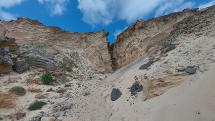 porto santo island landscape