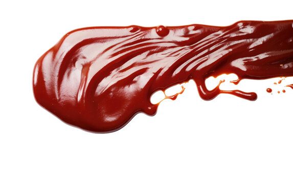 Ketchup PNG. Flavorful Elixirs Navigating The Magic Of BBQ Sauce On White Or PNG Transparent Background.