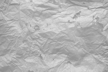 Distressed thin white wrapping paper sheet texture
