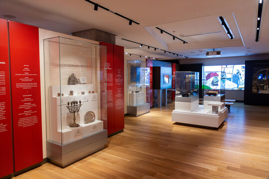 Anu, the Museum of the Jewish People located inside the Tel Aviv University campus in North Tel Aviv, Israel.