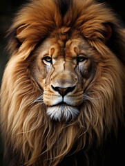 Fototapeta premium male lion portrait