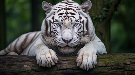 Obraz premium white bengal tiger 