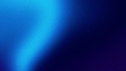 4K Grainy abstract background with noise. Dark and  blue colors gradient background.