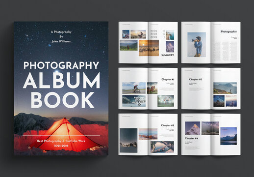 Photography Album Book Template